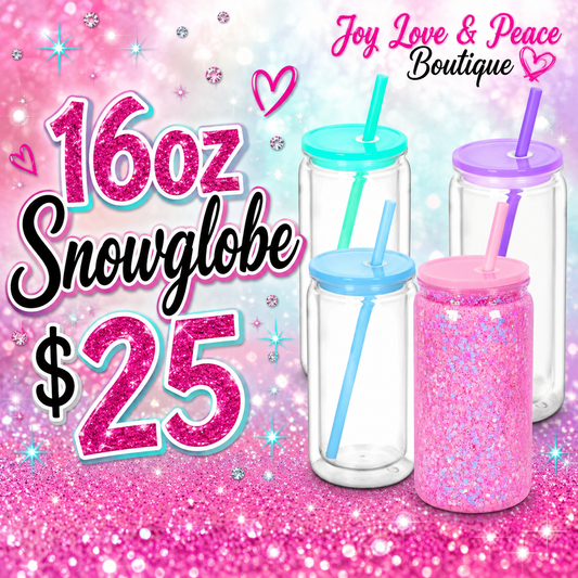 16 oz Snowglobe